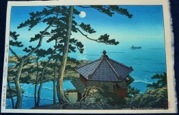 Pleine lune à izu-ura, ibaraki Pleine lune à izu-ura, ibaraki