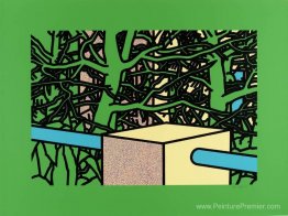 Jardin avec des pins Jardin avec des pins