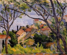 L'estaque. Voir à travers les arbres L'estaque. Voir à travers les arbres