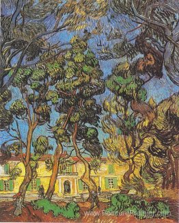 Arbres dans le jardin de l'hôpital Saint-Paul Arbres dans le jardin de l'hôpital Saint-Paul