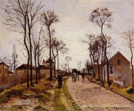 La route de Saint-Cyr à Louveciennes La route de Saint-Cyr à Louveciennes