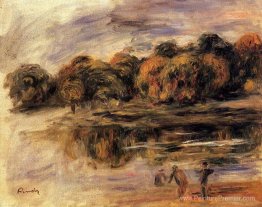 Pêcheurs par un lac Pêcheurs par un lac