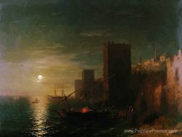 Nuit lunaire dans la Constantinople Nuit lunaire dans la Constantinople
