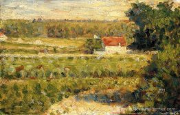 Maison avec toit rouge Maison avec toit rouge