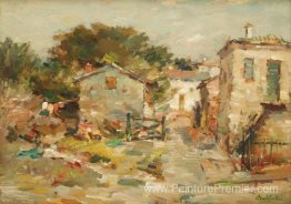 Paysage avec des maisons Paysage avec des maisons