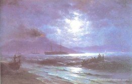 La baie de Naples par Moonlight La baie de Naples par Moonlight