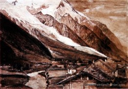 Ghiacciaio des Bossons Chamonix 1849 Ghiacciaio des Bossons Chamonix 1849