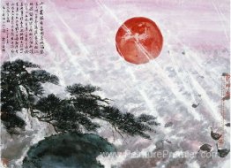 Le ciel et la terre brillent rouge Le ciel et la terre brillent rouge
