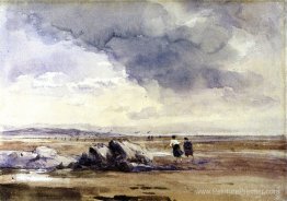 Sur Lancaster Sands, marée basse Sur Lancaster Sands, marée basse