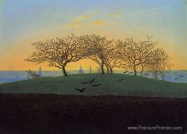 Collines et champs labourés près de Dresde Collines et champs labourés près de Dresde