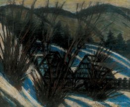 Collines avec des nuances bleues Collines avec des nuances bleues