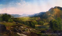 Shepherdess la regardant affluer Shepherdess la regardant affluer