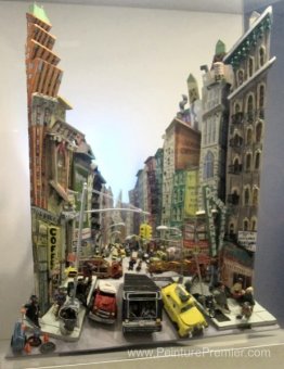 En regardant le long de Broadway vers Grace Church En regardant le long de Broadway vers Grace Church