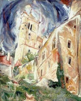 Maison briton et église Maison briton et église