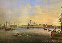 Vue de la NEVA et de la forteresse Peter et Paul Vue de la NEVA et de la forteresse Peter et Paul