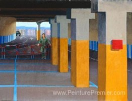 Le parking du supermarché II Le parking du supermarché II