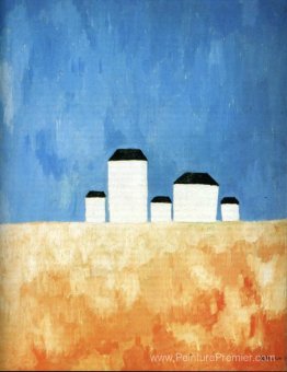 Paysage avec cinq maisons Paysage avec cinq maisons