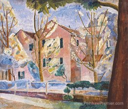 Maison avec des arbres Maison avec des arbres