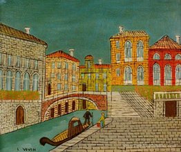 Venise: scène de canal avec un pont Venise: scène de canal avec un pont