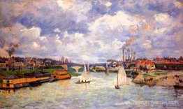 La rivière Seine à Charenton La rivière Seine à Charenton
