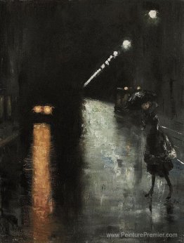 Nächtliche Straßnszène, Berlin Nächtliche Straßnszène, Berlin