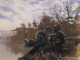 Fontaine dans le parc de Versailles Fontaine dans le parc de Versailles