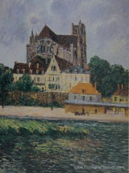 La cathédrale aux Auxerre La cathédrale aux Auxerre