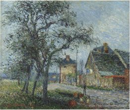 Route Louvier en hiver Route Louvier en hiver