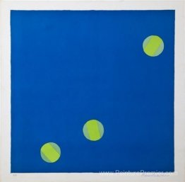 Sans titre (bleu avec des cercles verts) Sans titre (bleu avec des cercles verts)
