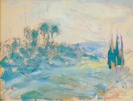 Paysage avec des arbres Paysage avec des arbres