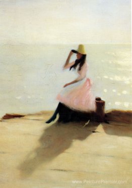 Jeune femme à la plage Jeune femme à la plage