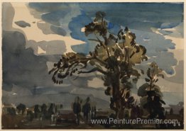 Paysage avec des arbres dans le Yorkshire Paysage avec des arbres dans le Yorkshire