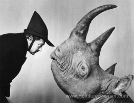 Dali et rhinocéros Dali et rhinocéros