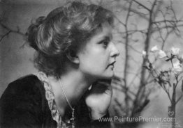 Femme avec des fleurs Femme avec des fleurs