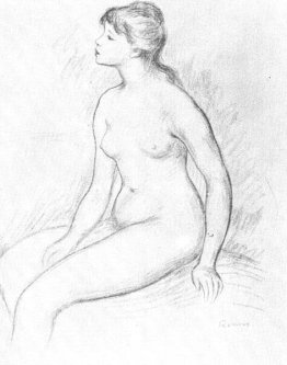 Femelle nue assise Femelle nue assise