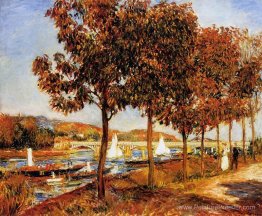 Le pont d'Argenteuil en automne Le pont d'Argenteuil en automne