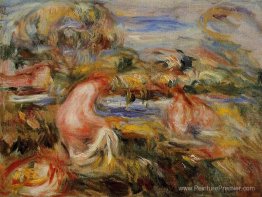Deux baigneurs dans un paysage Deux baigneurs dans un paysage