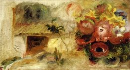 Petite maison, renoncules et diverses fleurs (étude) Petite maison, renoncules et diverses fleurs (étude)