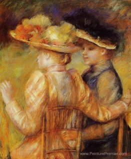 Deux femmes dans un jardin Deux femmes dans un jardin