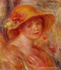 Femme dans un chapeau de paille Femme dans un chapeau de paille