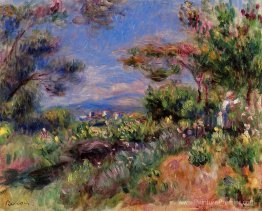 Jeune femme dans un paysage, Cagnes Jeune femme dans un paysage, Cagnes