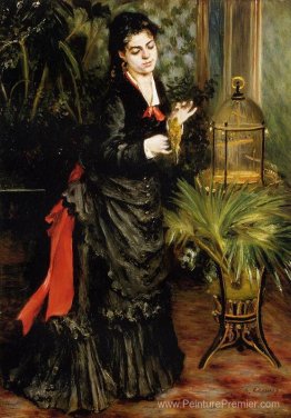 Femme avec un perroquet (Henriette Darras) Femme avec un perroquet (Henriette Darras)