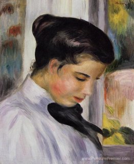 Jeune femme en profil Jeune femme en profil