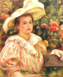Dame avec chapeau blanc Dame avec chapeau blanc