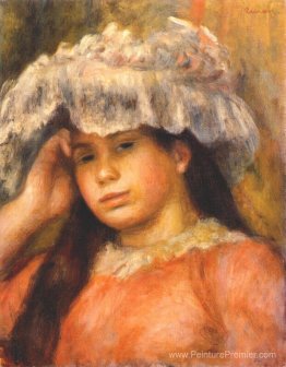 Jeune femme portant un chapeau Jeune femme portant un chapeau
