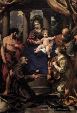 Vierge et enfant avec des saints Vierge et enfant avec des saints