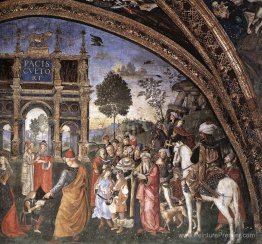 La disputation de St Catherine (détail) La disputation de St Catherine (détail)