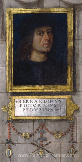 Autoportrait dans la chapelle Baglioni Autoportrait dans la chapelle Baglioni