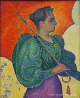 Femme avec un parasol Femme avec un parasol