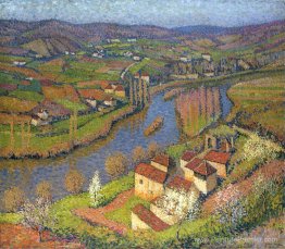 Le lot à St. Cirq-Lapopie Le lot à St. Cirq-Lapopie